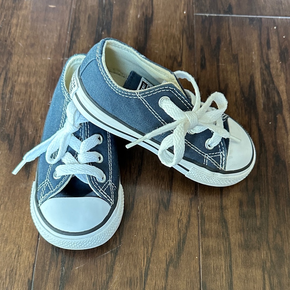 Kids Blue Converse Sneakers